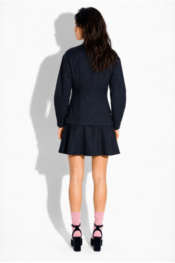Malia Maura Navy Jacket, made in Italy