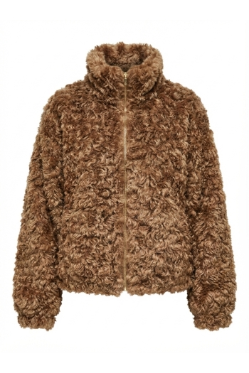 Bomber Nahia Fancy fur beige fabriqué en Italie.