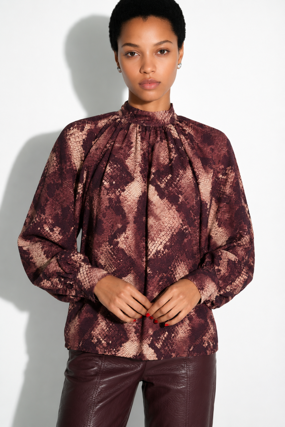 Blouse Alba Python fabriqué en Italie
