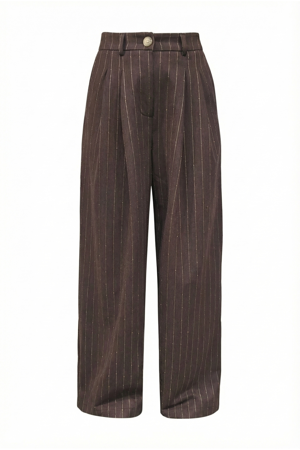 Pantalon Astrid Goccoa Story chocolat fabriqué en Italie
