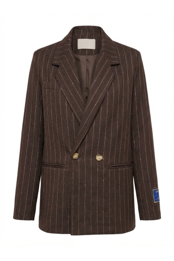 Blazer Ema Goccia Story chocolat fabriqué en Italie