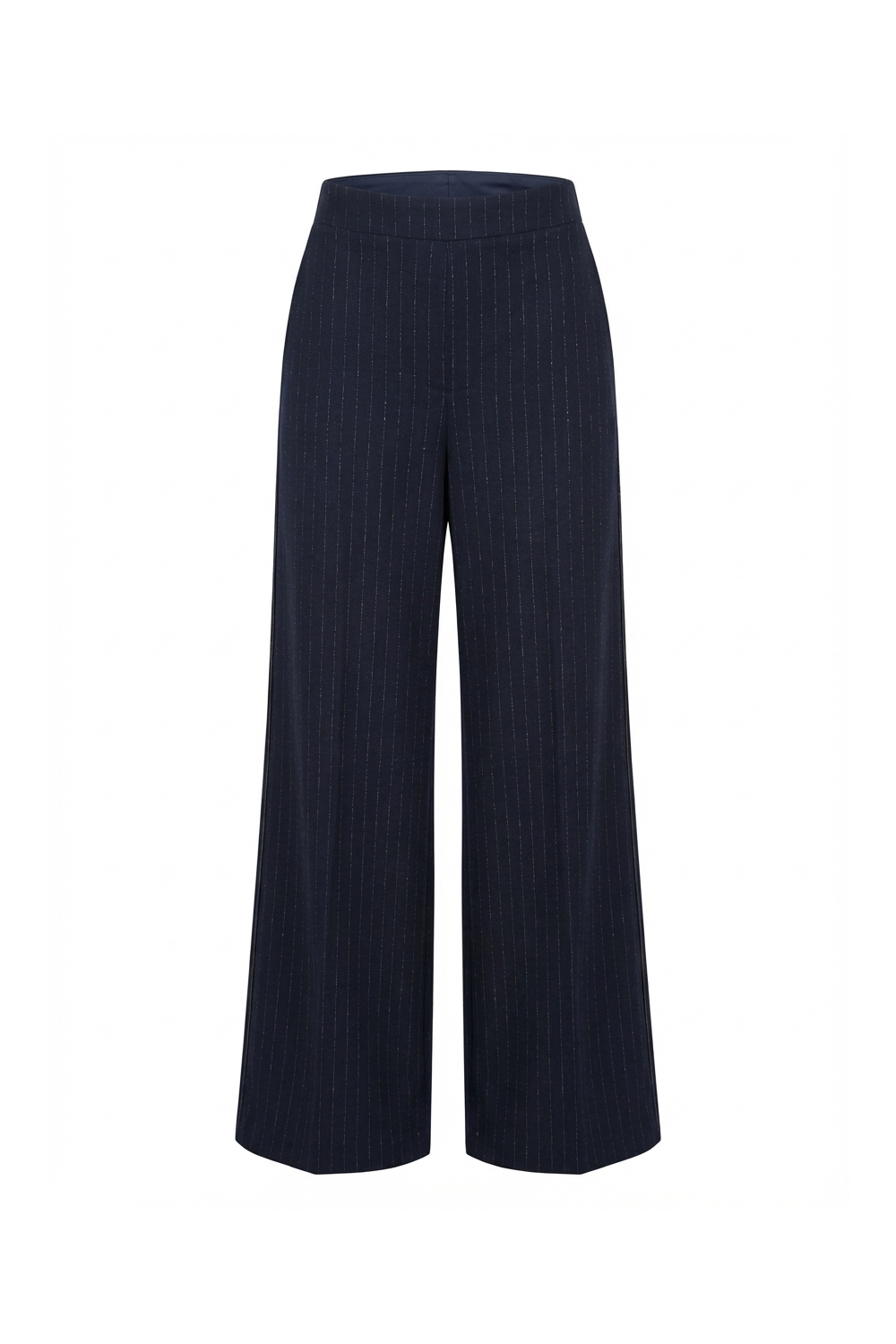 Charlie Maura-broek in marineblauw, gemaakt in Italië