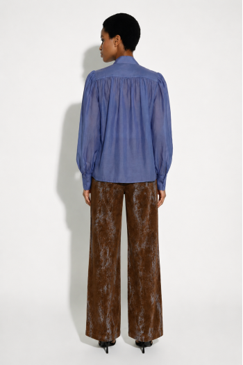 Swiggy corduroy pants in used brown, made in Italy