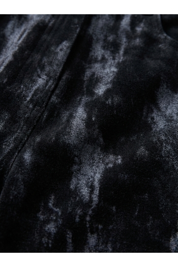 Swiggy-broek van velours in used black, gemaakt in Portugal
